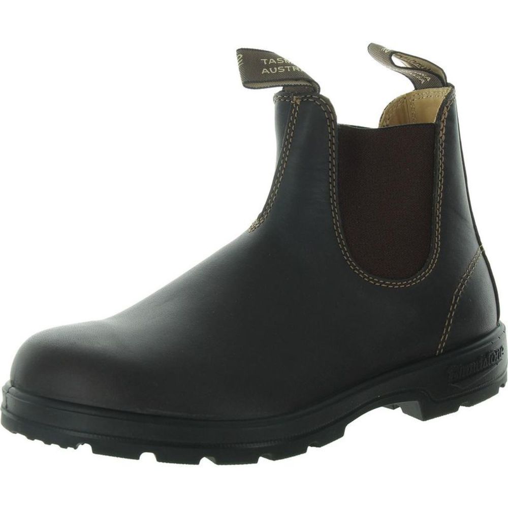 Blundstone Womens Brown Stretch Leather Chelsea Boots Shoes NWT